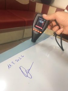 Thí nghiệm đo chiều dày lớp sơn phủ, mạ kẽm, mạ điện