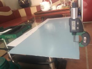 Thí nghiệm đo chiều dày vật liệu (Tôn, thép hình, bê tông, nhựa, kính…)
